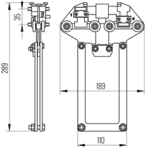 токосъёмник троллейный MODUCTOR