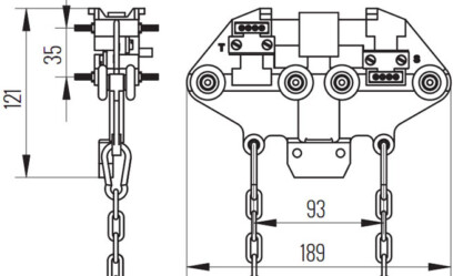 токосъёмник троллейный MODUCTOR